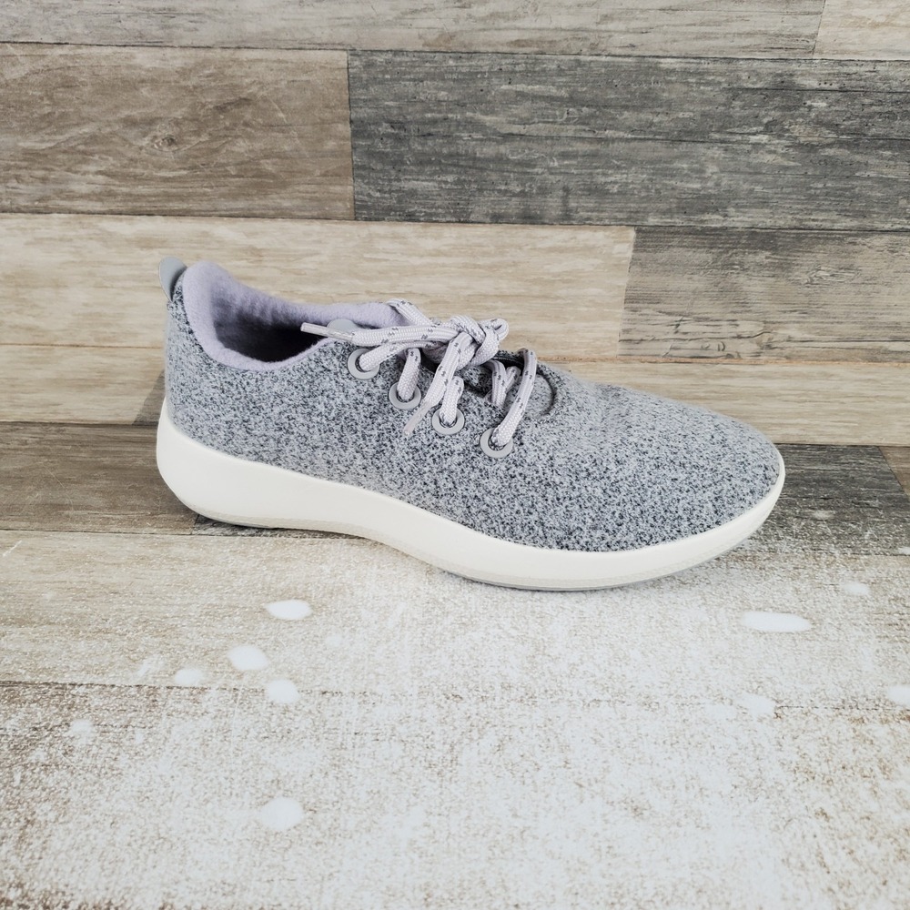 Allbirds Wool Runners Womens Shoes Sz 9 W Running Light Gray Lace Up Sneakers